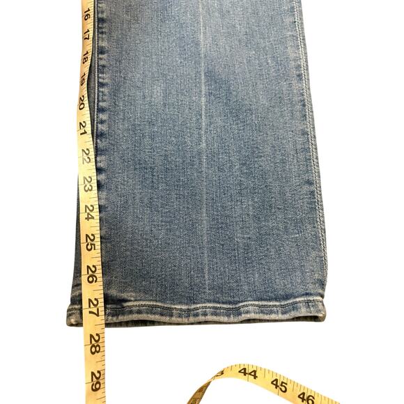 MOTHER Jeans Rambler Ankle Wide Leg Zip Crop 30 We the Animals Stretch Casual - Picture 6 of 14